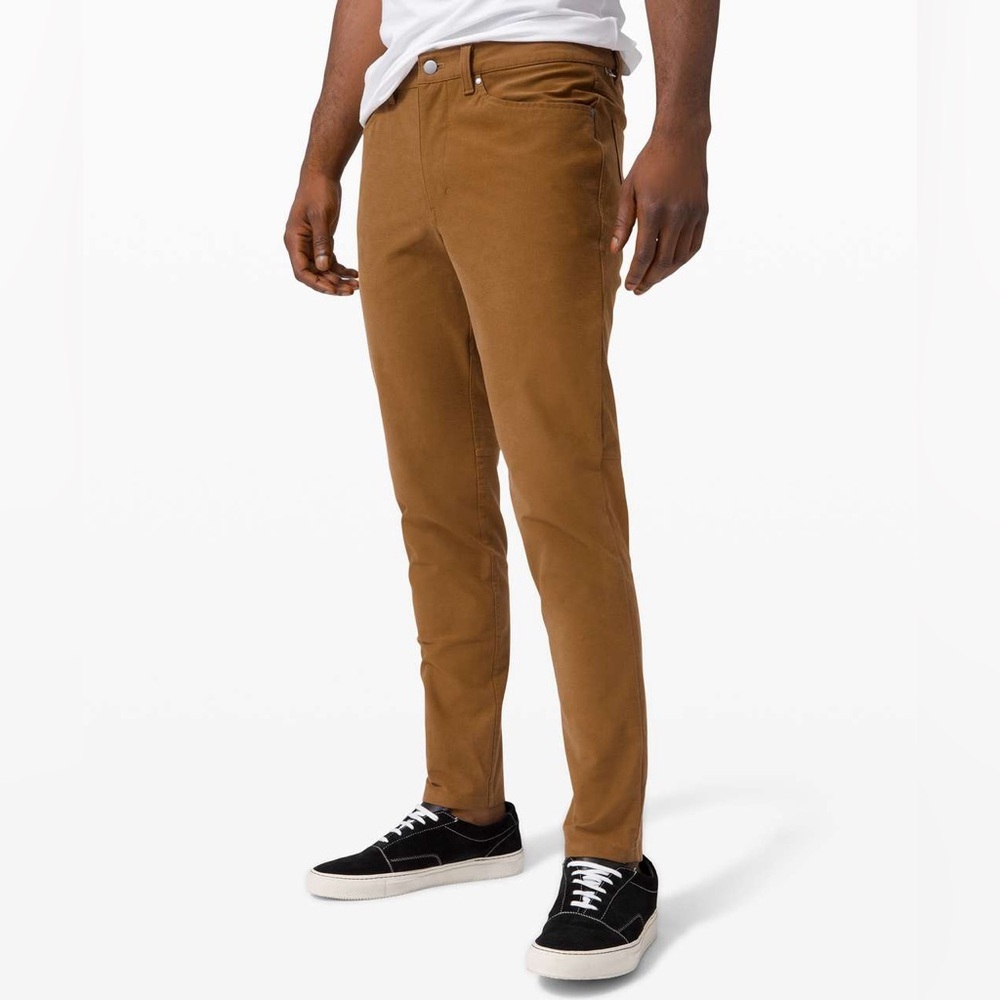 Lululemon ABC Pant Slim Utilitech 32” – Burnt Caramel – Size 34